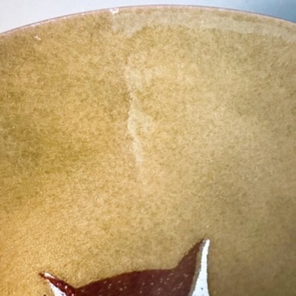 Handcrafted Enamel on Copper Owl Plate 7" Bovano Cheshire Conn USA Vintage MCM - Picture 10 of 11